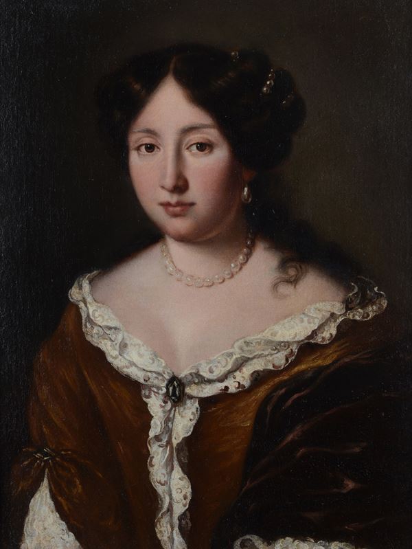 Scuola Francese, fine XVIII sec. - Ritratto di aristocratica