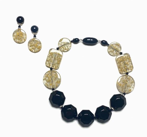 ANGELA CAPUTI - Necklace and earrings from the “Stardust” line