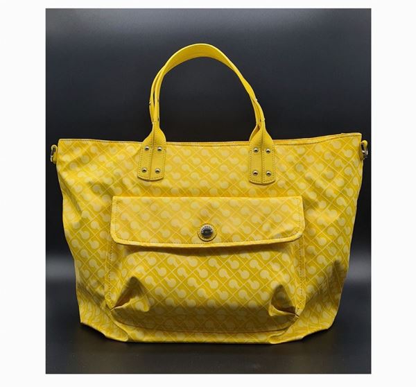GHERARDINI - Yellow shopping bag