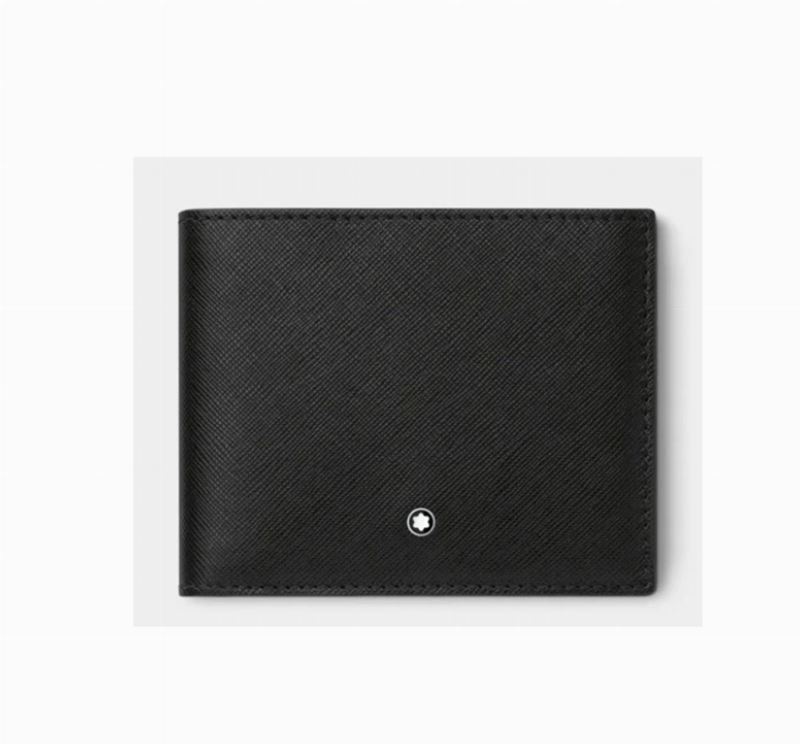 Montblanc - Portafoglio Mb Sartorial Wallet 6cc 2 Viewpoc Black