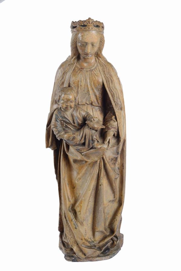 Scuola Francese, XVI sec. - Madonna with Child