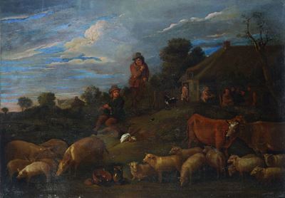 Paesaggio con Contadini e Pastori