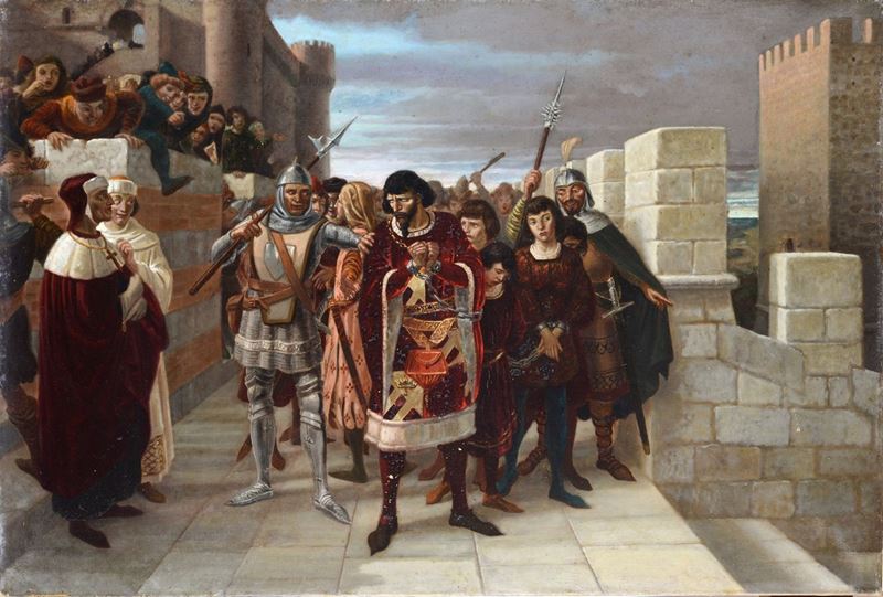 Scuola Senese, XIX Sec. - Il Conte Ugolino