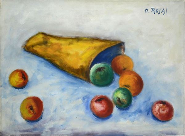 Ottone Rosai - Cartoccio con mele