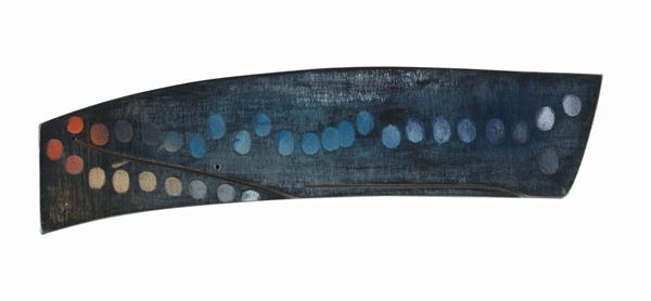Mazzingo Donati : whale  (2001)  - Mixed technique on shaped plywood and plexiglass  [..]