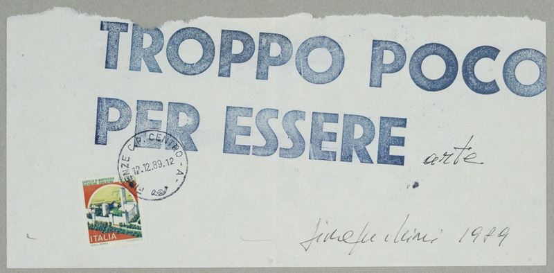Giuseppe Chiari - Troppo Poco per Essere...arte