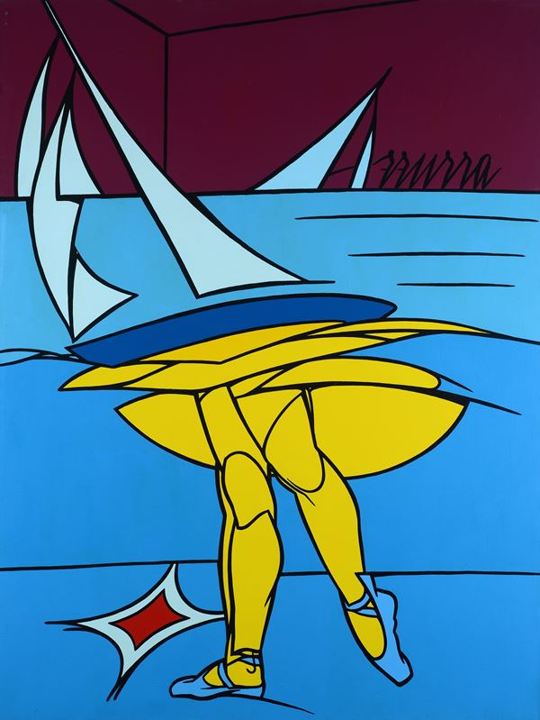 Valerio Adami - Azzurra