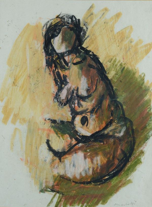 Ennio Morlotti - Nude study