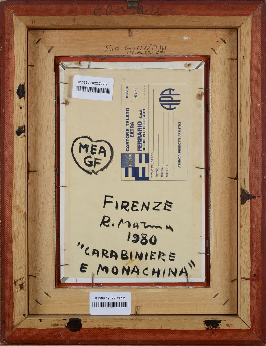 Rodolfo Marma - Carabiniere e Monachina