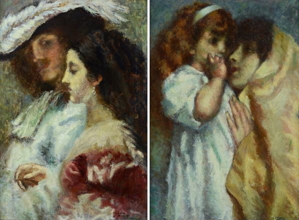 Anonimo, XX sec. - The couple (from Tranquillo Cremona
