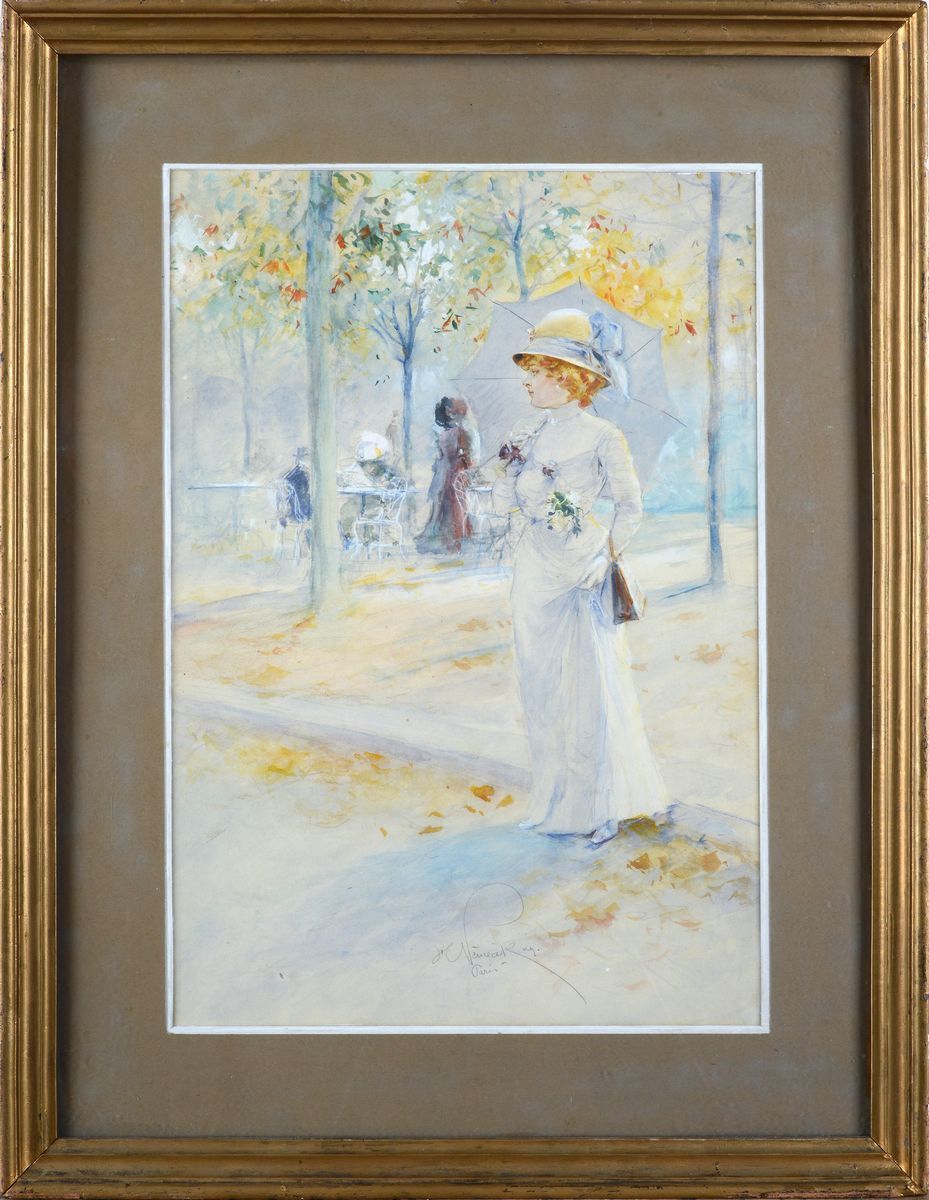 Herman Nemecek - Signora ai Giardini