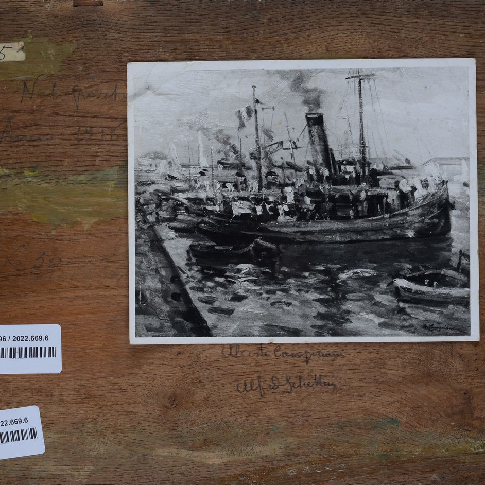 Alceste Campriani - Rimorchiatore nel Porto di Viareggio