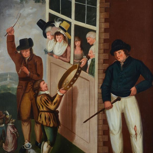 Scuola Inglese, XIX sec. - Saltimbanchi