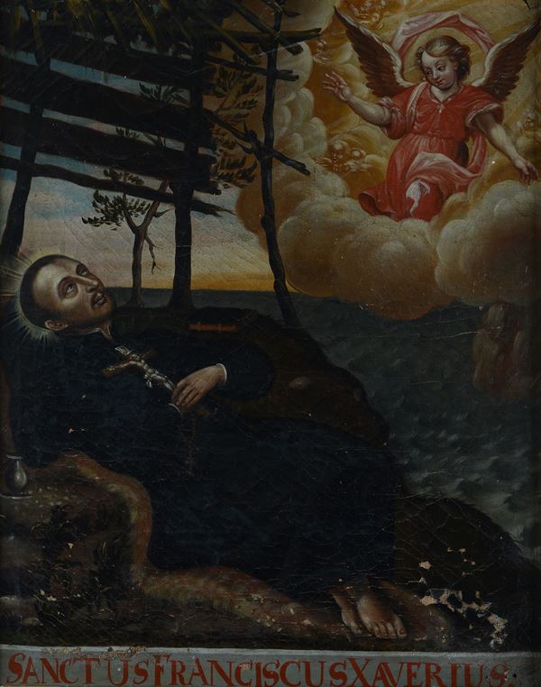 Anonimo, XVII sec. - Saint Francis Xavier in ecstasy