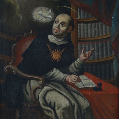 San Tommaso D'aquino Ispirato dallo Spirito Santo