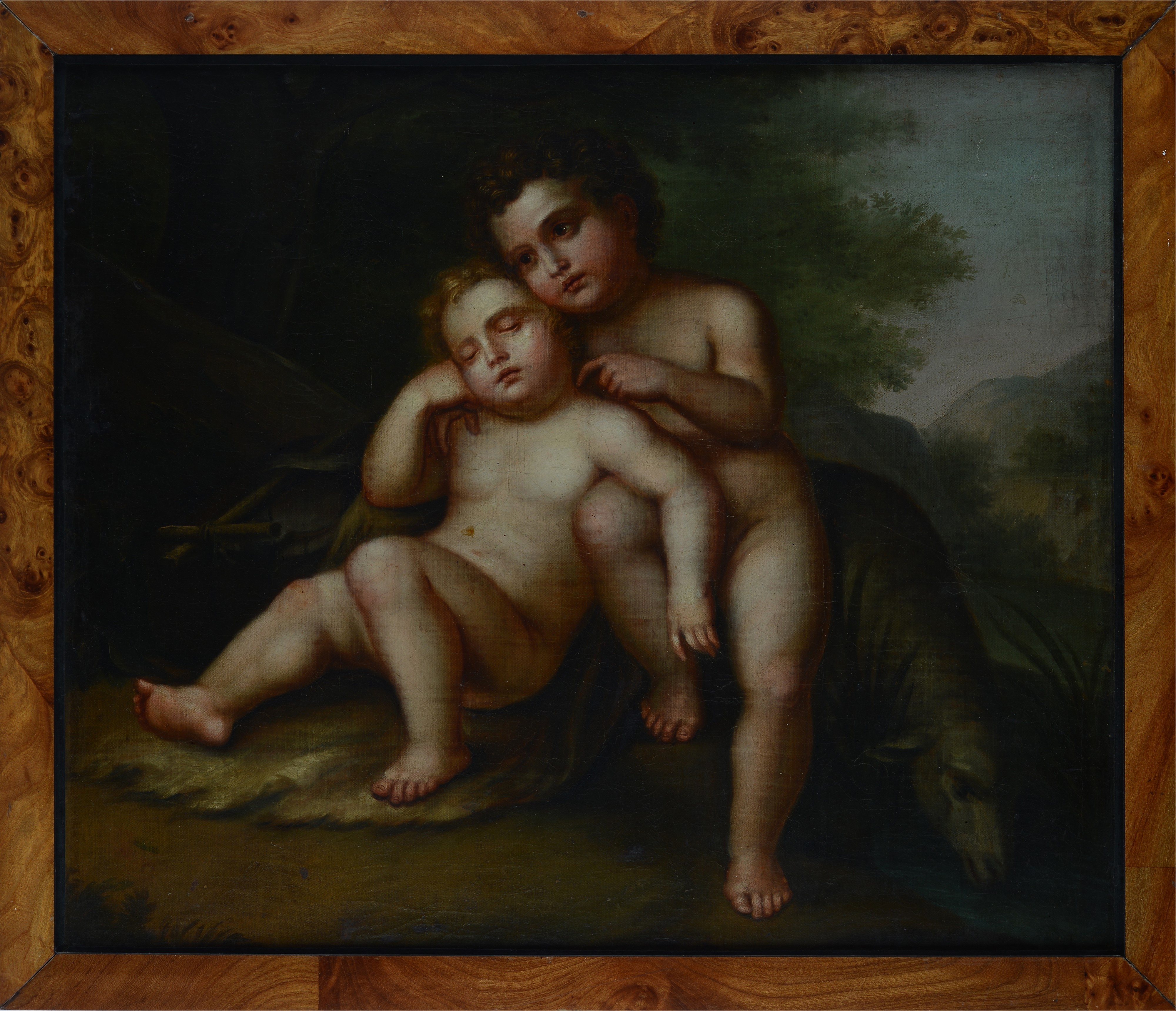 Anonimo, XIX Sec. - Gesù Bambino e San Giovannino