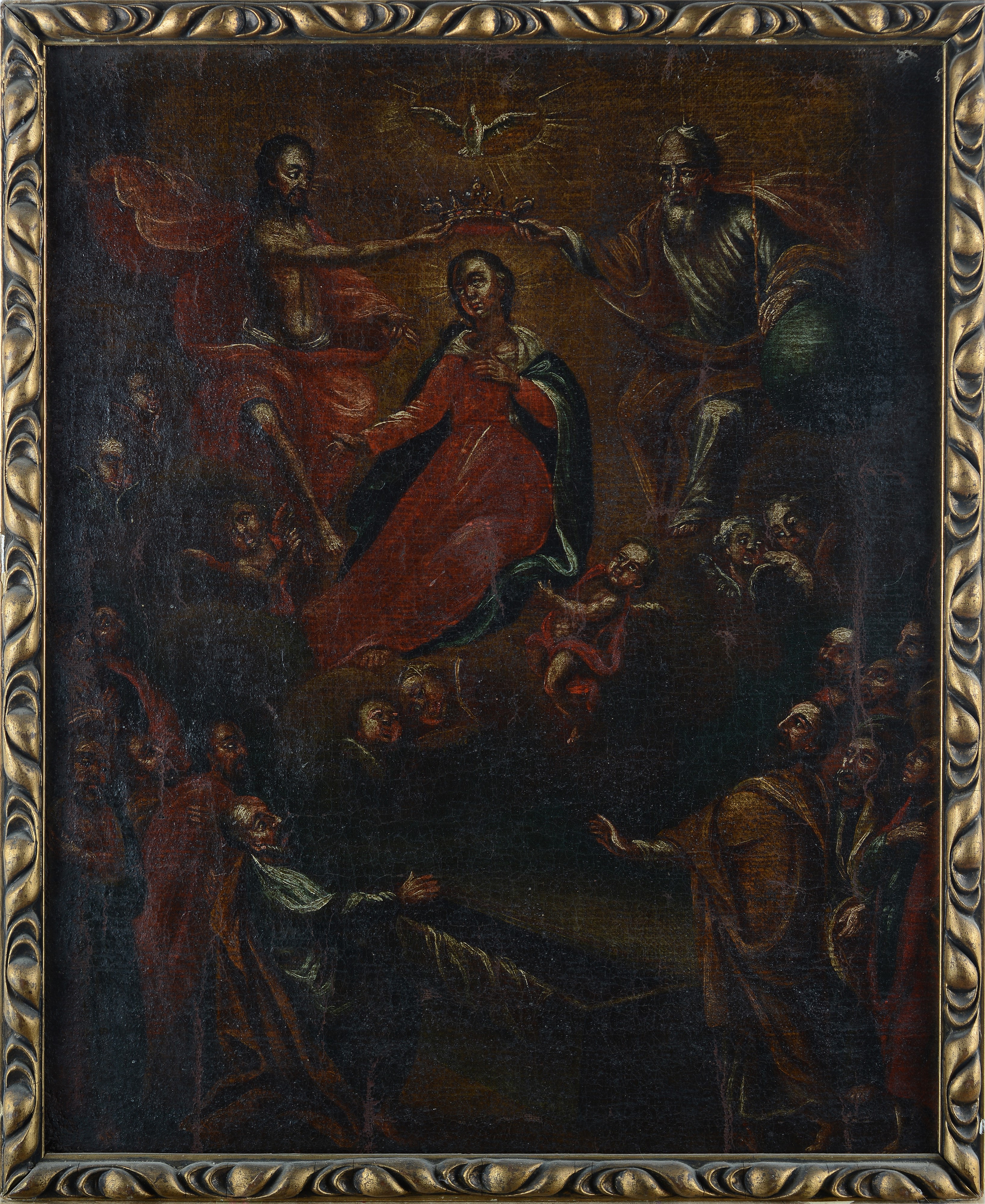 Anonimo, XVIII Sec. - Incoronazione della Vergine