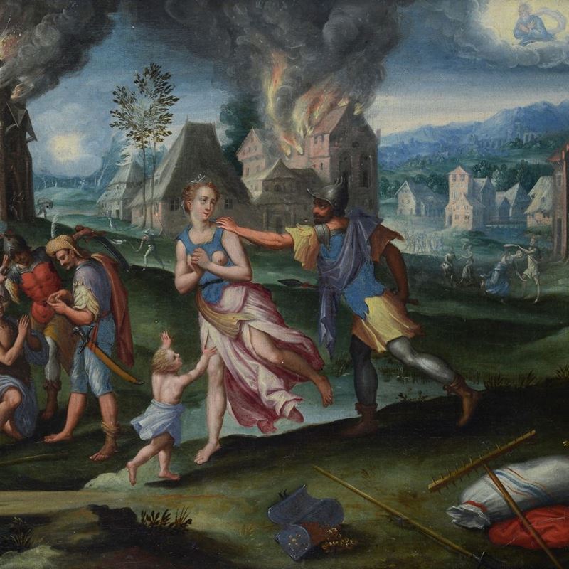 La malvagità degli uomini sulla terra (da Maarten de Vos)