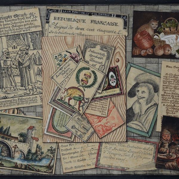 Scuola Tedesca, XVIII - XIX sec. - Trompe l&#39;oeil