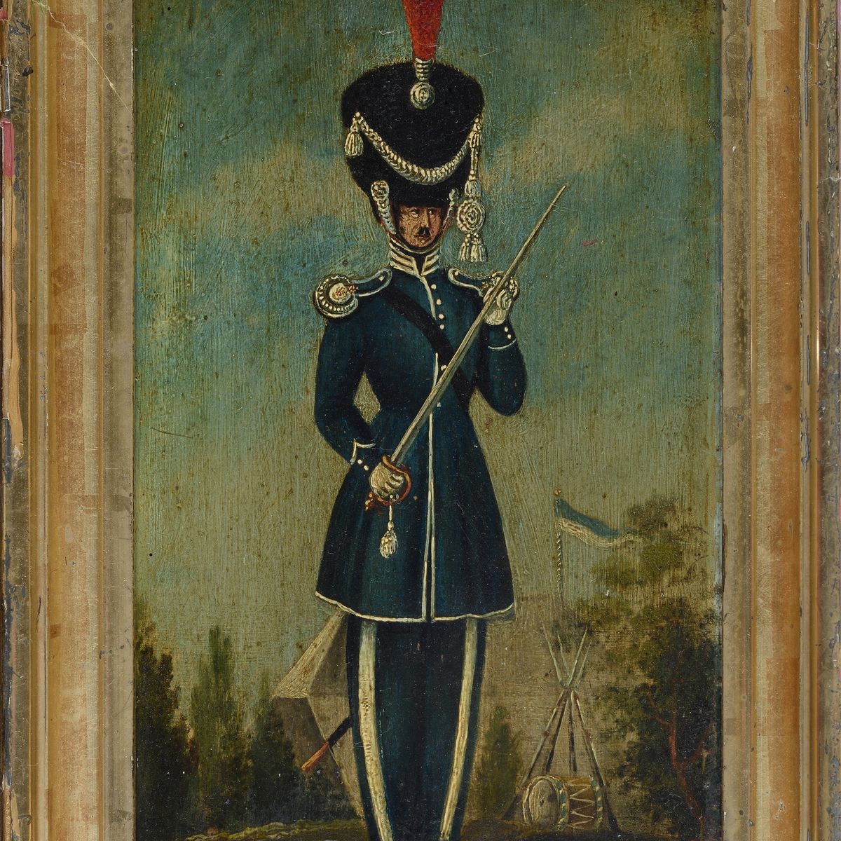 Scuola Tedesca, XIX Sec. - Soldato in Uniforme
