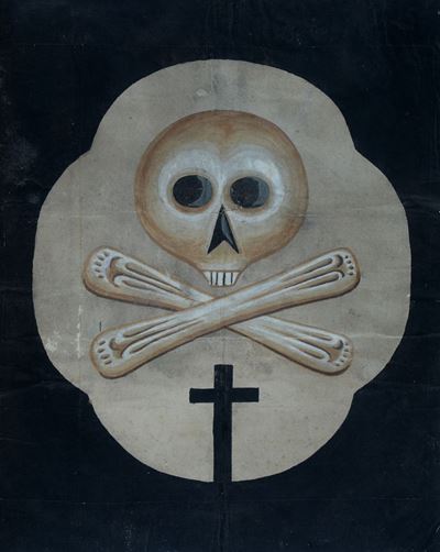 Teschio con Tibie Incrociate (memento Mori)