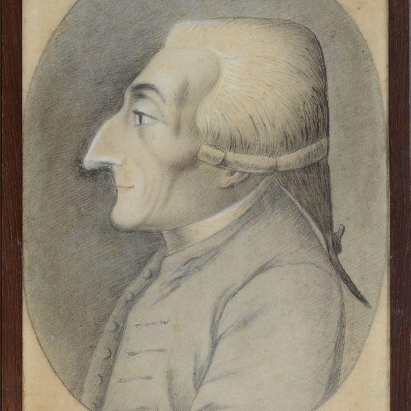 Anonimo, XVIII sec. - Profilo caricaturale