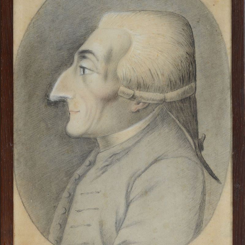 Anonimo, XVIII Sec. - Profilo Caricaturale