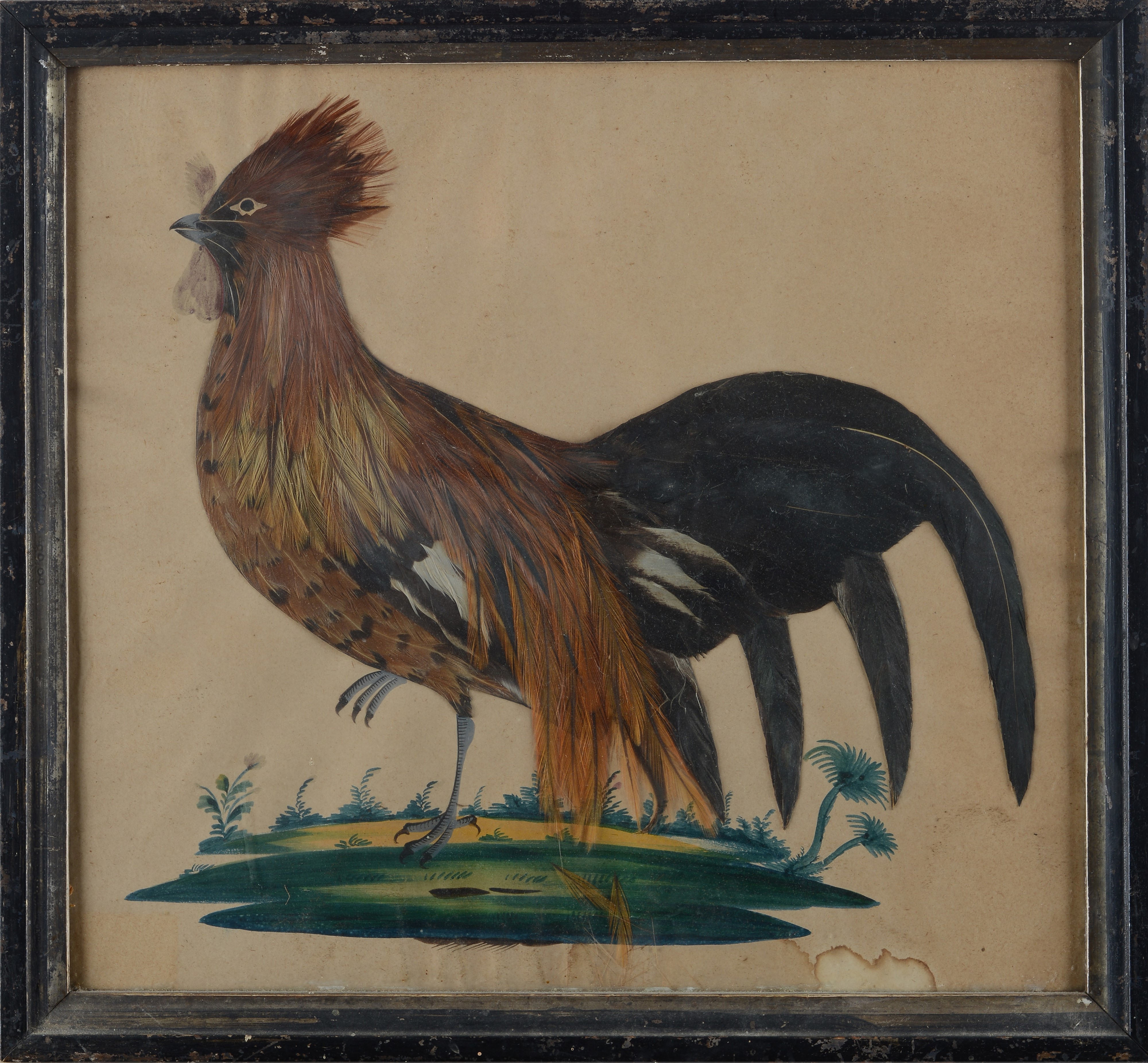 Anonimo, XVIII Sec. - Tordo e Gallo