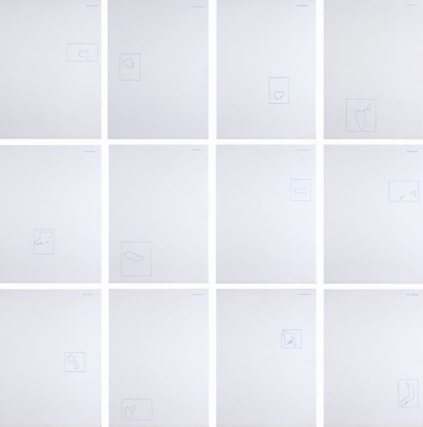 Alighiero Boetti - Dodici forme dal 10 giugno 1967
