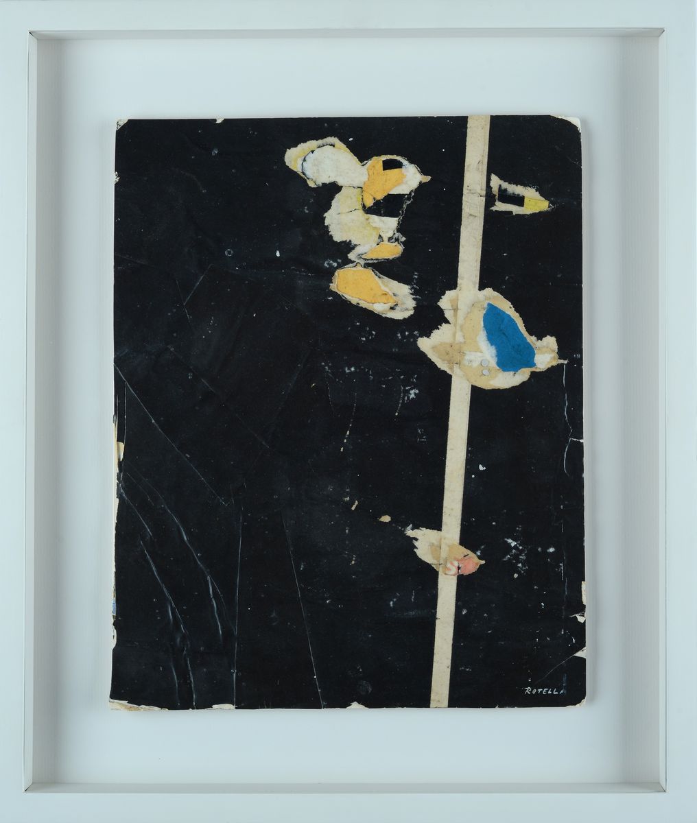Mimmo Rotella - Senza Titolo