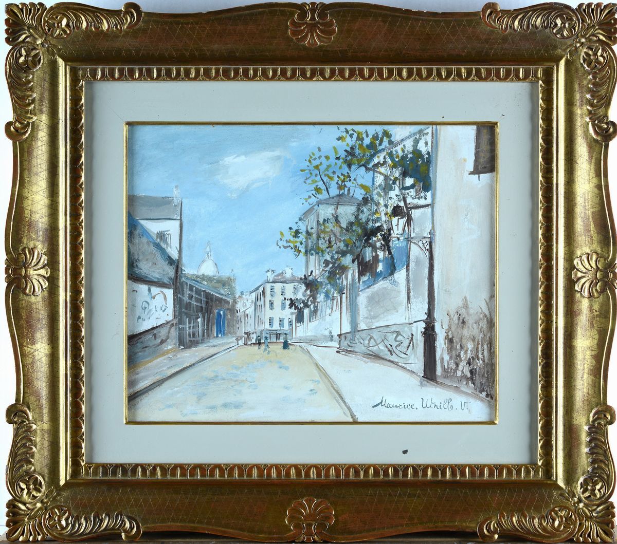 Maurice Utrillo - Rue Du Mont Genis a Montmatre