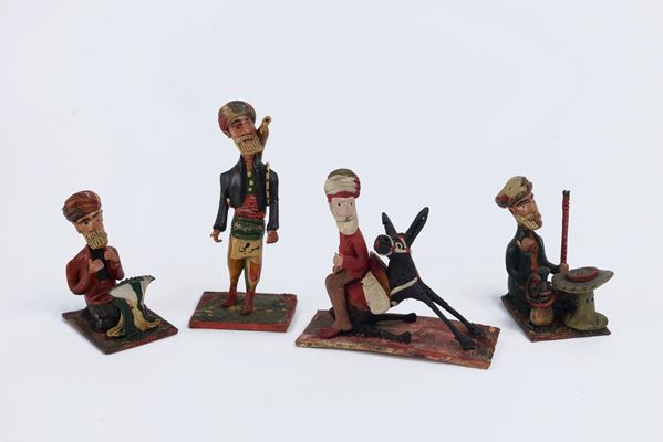 Four figures of Arabs  - Auction ANTIQUES - Galleria Pananti Casa d'Aste
