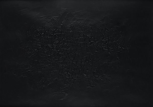 Alberto Burri - Cretto nero D