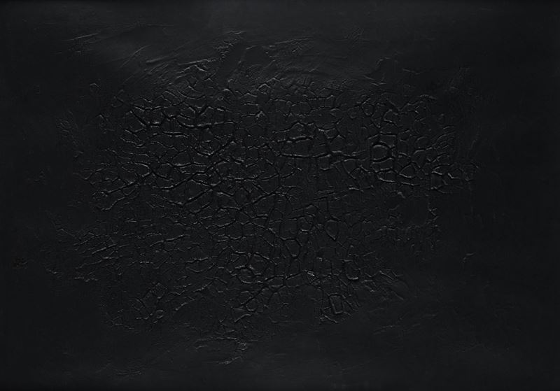 Alberto Burri - Cretto Nero D