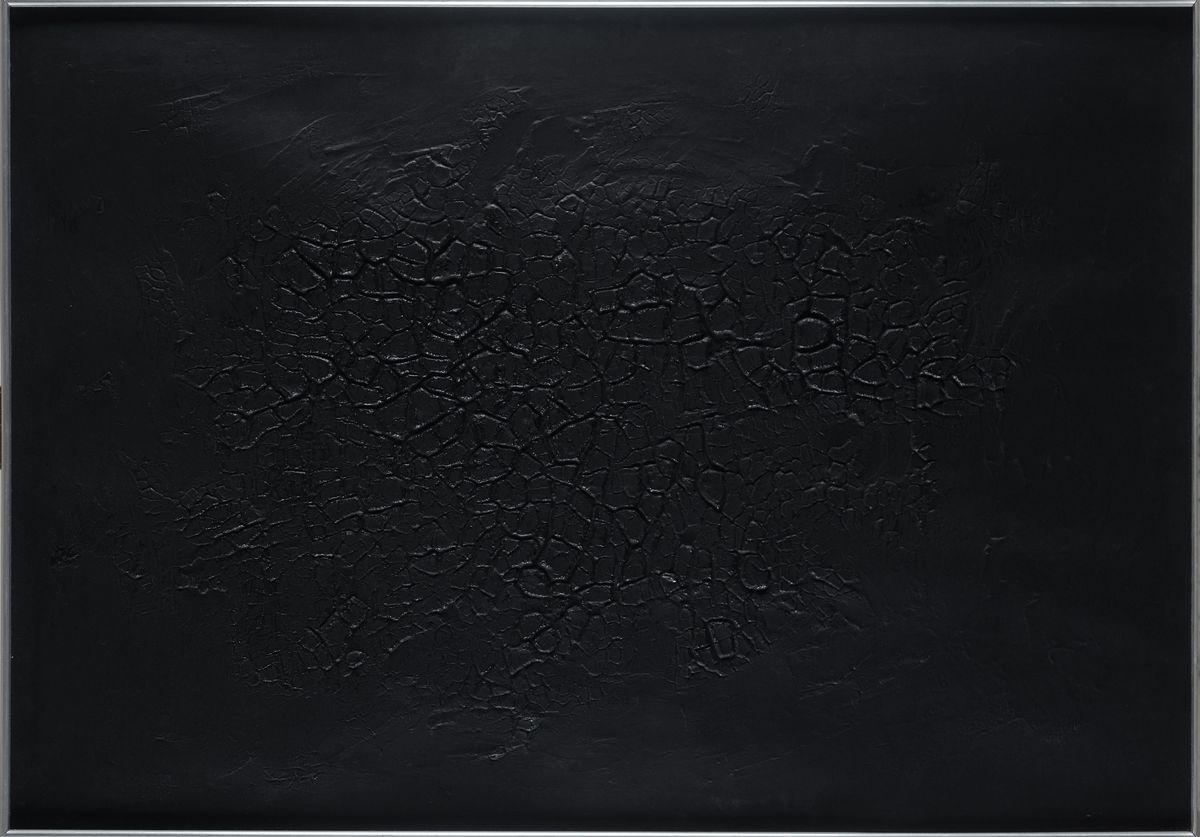 Alberto Burri - Cretto Nero D