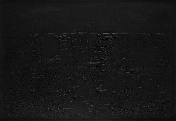 Alberto Burri - Cretto nero B
