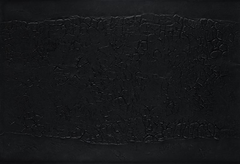 Alberto Burri - Cretto Nero a