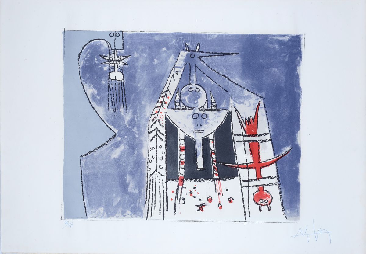 Wifredo Lam - Sei Litografie