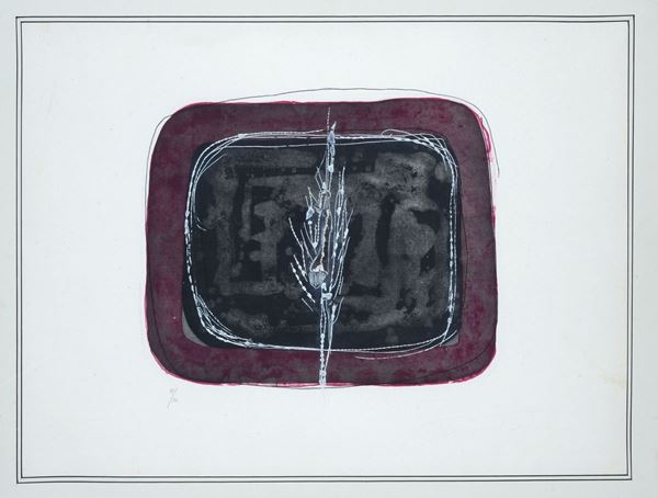 Lucio Fontana - Without title