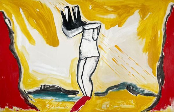 Enzo Cucchi - Lupo di Gubbio