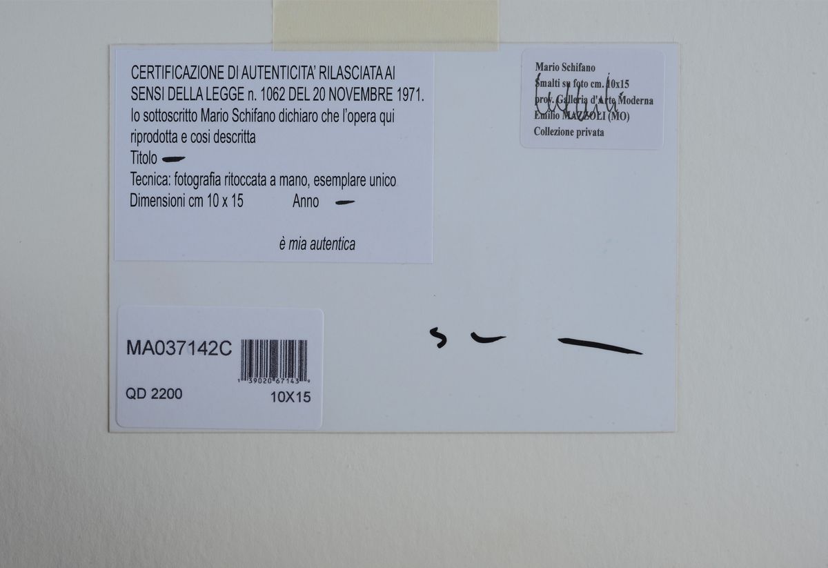 Mario Schifano - Senza Titolo
