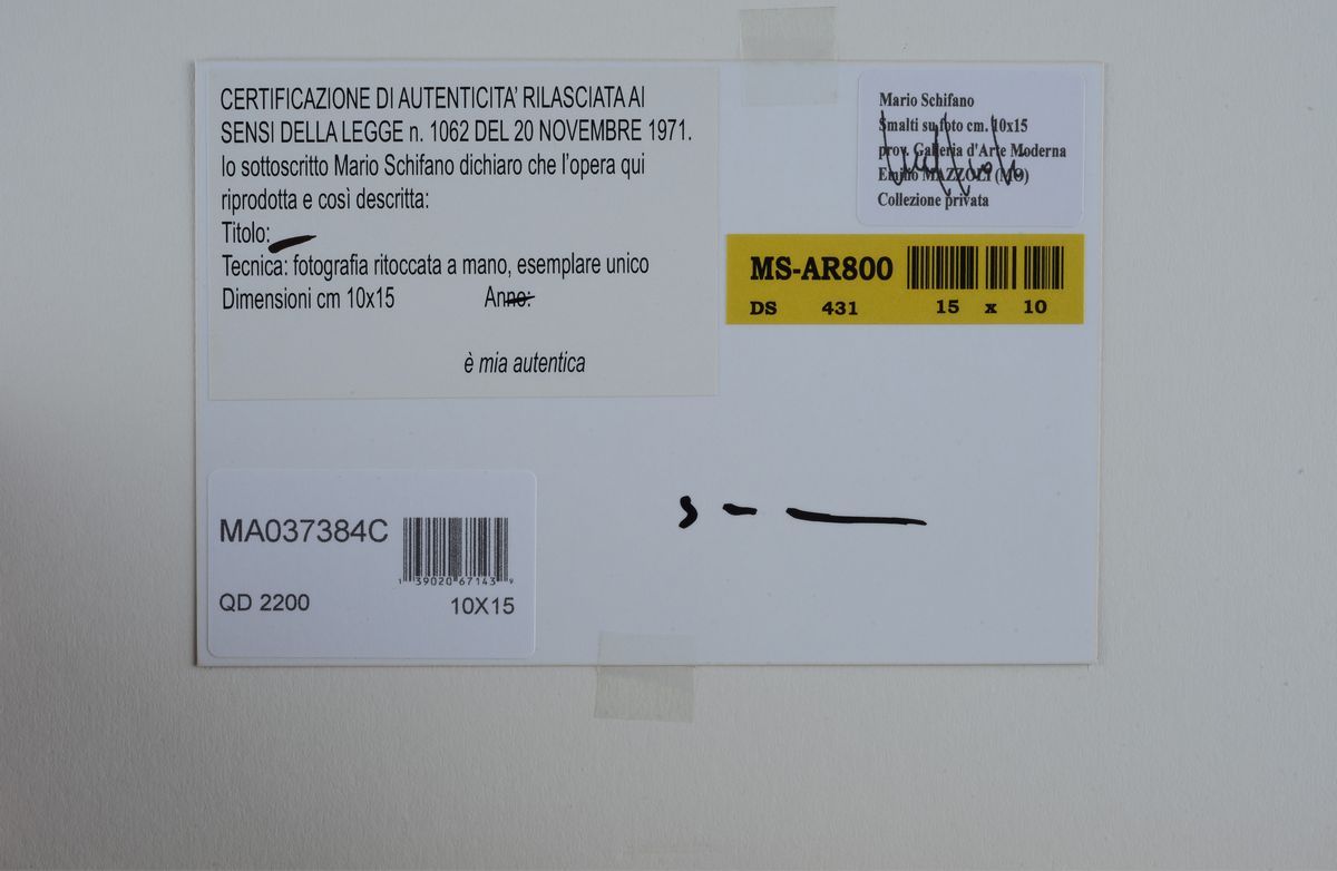 Mario Schifano - Senza Titolo