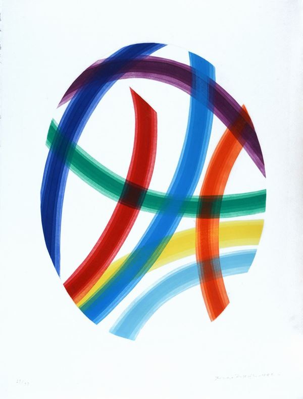 Piero Dorazio : Senza titolo  (1992)  - Asta ARTE CONTEMPORANEA - Galleria Pananti Casa d'Aste