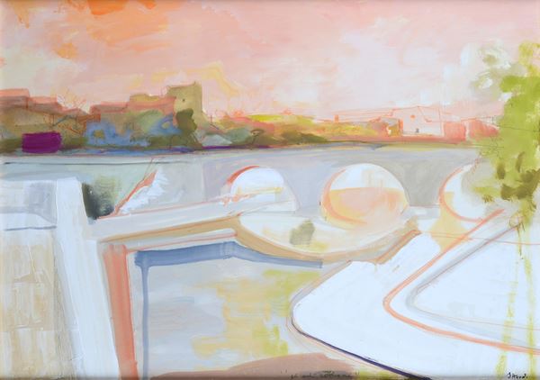 Ugo Attardi - The Roman arches