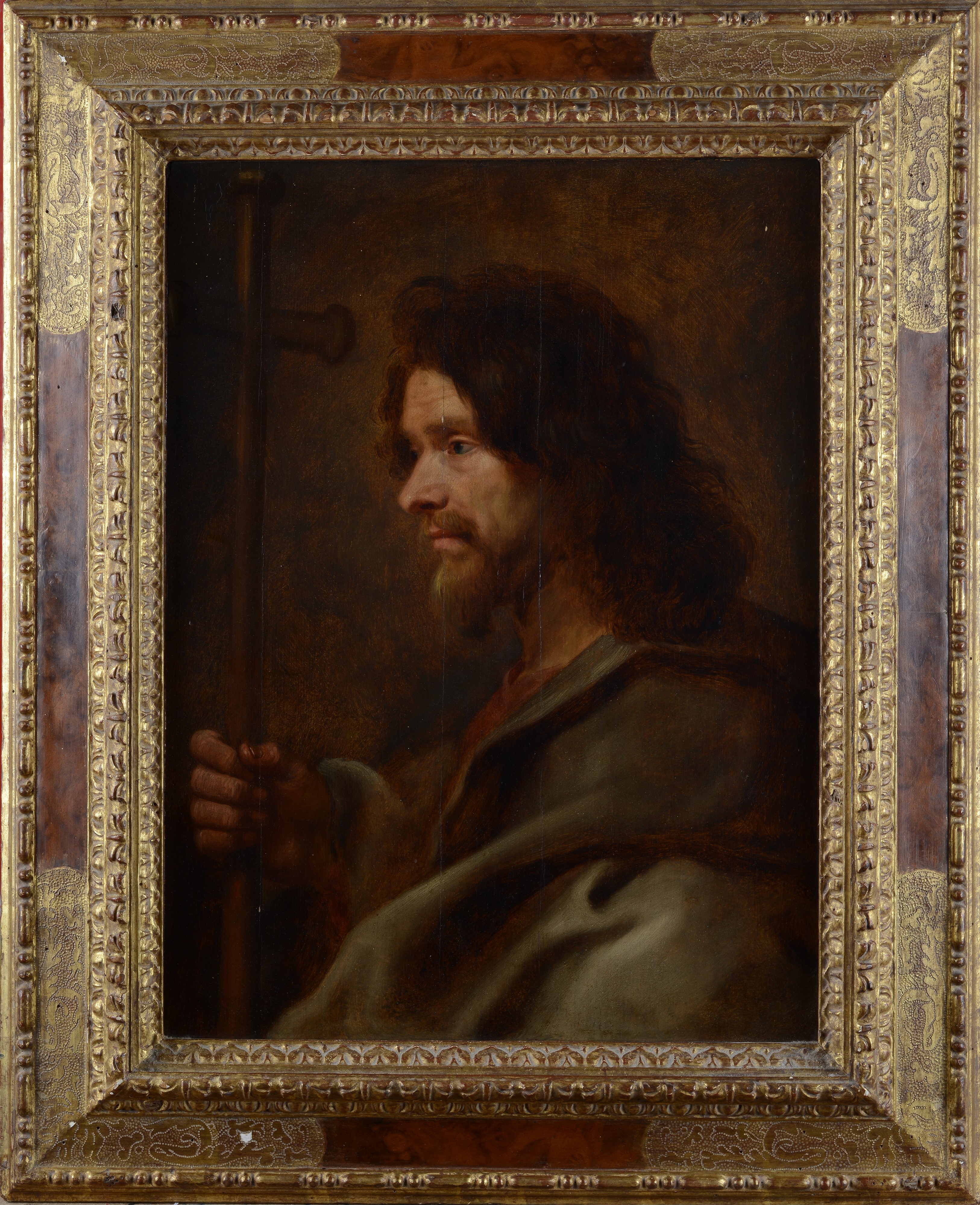Scuola Olandese, XVII Sec. - Figura di Santo