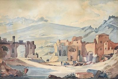 Paesaggio con Rovine e Figure