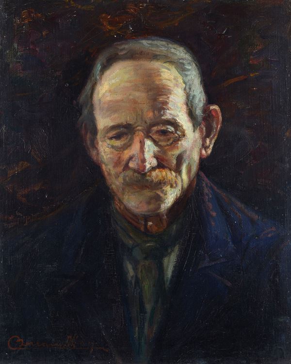 Anonimo, XX sec. - Portrait of an old man