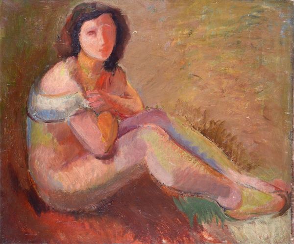 Anonimo, XX sec. - Female portrait