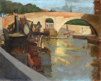 Paesaggio con Ponte