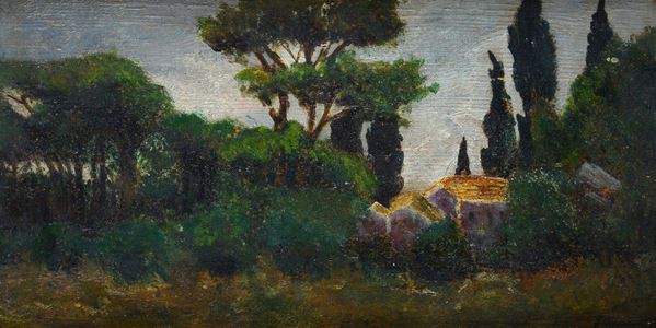 Anonimo, XX sec. - Pine forest